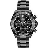 Boss Gents Hero Ip Bracelet Watch - Black