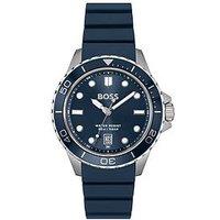 Boss Gents Troper Sport Watch With Silicone Strap - Blue