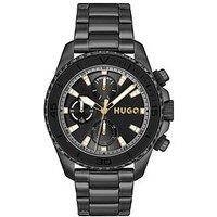 Hugo Gents Hugo #Dive Black Ip Bracelet Watch