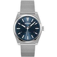 Hugo Gents Hugo #Ark Stainless Steel Mesh Bracelet Watch