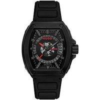 Hugo Gents Hugo #Icon Black Silicone Strap Watch