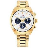 Tommy Hilfiger Men'S Gold Plated Bracelet Watch