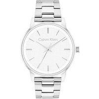 Calvin Klein Men'S Ck Linked Stainless Steel Watch - Silver