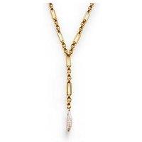 Katie Loxton Allure Pearl Lariat Necklace , Gold Coated , 45Cm + 8Cm + 5Cm Extender