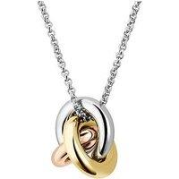 Boss Ladies Harmonie Tri Tone Necklace - Multi