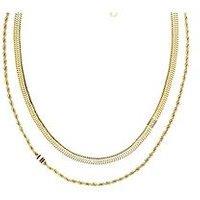 Tommy Hilfiger Women'S Gold-Plated Layered Necklace