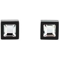 Calvin Klein Men'S Ck Essential Links Black Ip Earrings