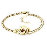 Tommy Hilfiger Women'S Gold-Plated Nautical Knot Bracelet