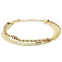Tommy Hilfiger Women'S Layered Bracelet - Gold