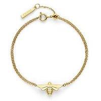 Olivia Burton Honey Bee Light Yellow Gold Ip Bracelet