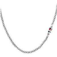 Tommy Hilfiger Men'S Stainless Steel Chain Necklace - Silver