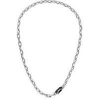 Calvin Klein Calvin Klein'S Men'S Ck Aspire Stainless Steel And Black Ip Necklace