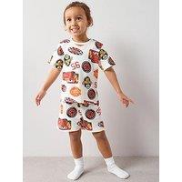 The Very Collection Cars Lightning Mcqueen Shortie Pyjama - Cream
