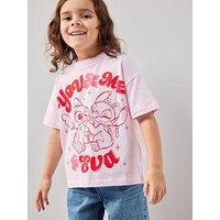 The Very Collection Stitch You & Me Heart T-Shirt - Pink