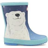Hunter Kids First Polar Bear Print Boot