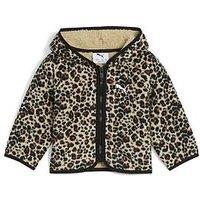 Puma Infant Boys Minicats Sherpa Jacket - Cream - White