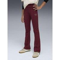 Puma Junior Girls Class High-Waist Flared Leggings G - Red