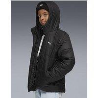 Puma Junior Boys Ess Hooded Padded Jacket - Black