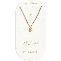 Katie Loxton So Loved , Charm Necklace , Gold Coated , 45Cm + 5Cm Extender