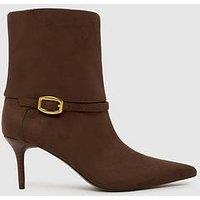 Schuh Brodie Buckle Formal Boots - Brown