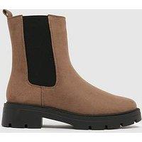 Schuh Abbie Chunky Chelsea Boot - Light Grey
