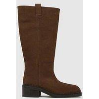 Schuh Doria Chunky Pull On Suede Boot - Brown