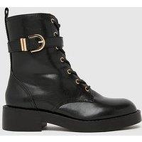 Schuh Ada Wide Fit Lace Up - Black