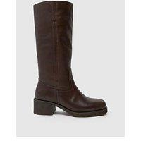 Schuh Damari Leather Pull On Boot - Brown