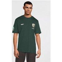 River Island Penrose Crest T-Shirt - Dark Green