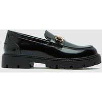 Schuh Wide Fit Lex Snaffle Loafer - Black