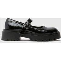 Schuh Laken Patent Chunky Mary Jane - Black