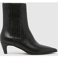 Schuh Betsy Leather Formal Boot - Black