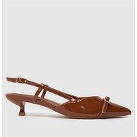 Schuh Sybill Kitten Heel - Light Brown