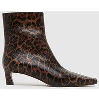 Schuh Bexley Kitten Heel Boot - Print