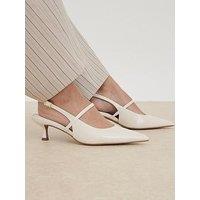 River Island Wide Instep Strap Low - Cream