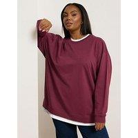 Yours Curve 2 In 1 Jumper - Red