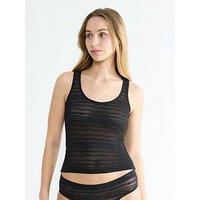 Sloggi Free Evolve Tank Top Lace - Black
