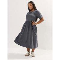 Yours Curve Throw On Smock Dress