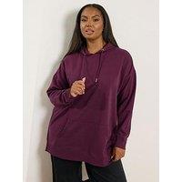 Yours Curve Hoodie - Red