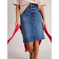 White Stuff Tia Denim Skirt - Blue