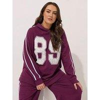 Yours Curve 89 Hoodie - Red