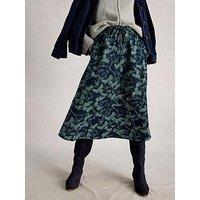 White Stuff Tilly Cord Midi Skirt - Blue
