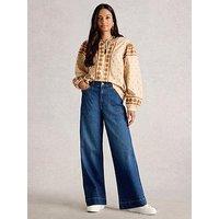 White Stuff Tia Wide Leg Jean - Blue