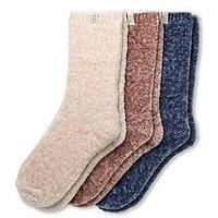 Ugg Leda Sparkle 3 Pack Sock - Multi