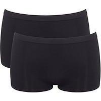 Sloggi Go Sense Short 2Pk - Black