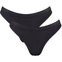 Sloggi Go Sense Tanga 2Pk - Black
