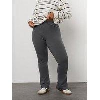 Yours Curve Flare Legging - Grey