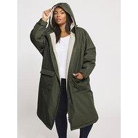 Yours Curve Waterproof Changing Robe - Green