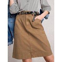 White Stuff Melody Chino Skirt - Beige
