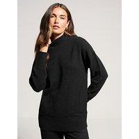 Long Tall Sally Turtle Neck Jumper - Black